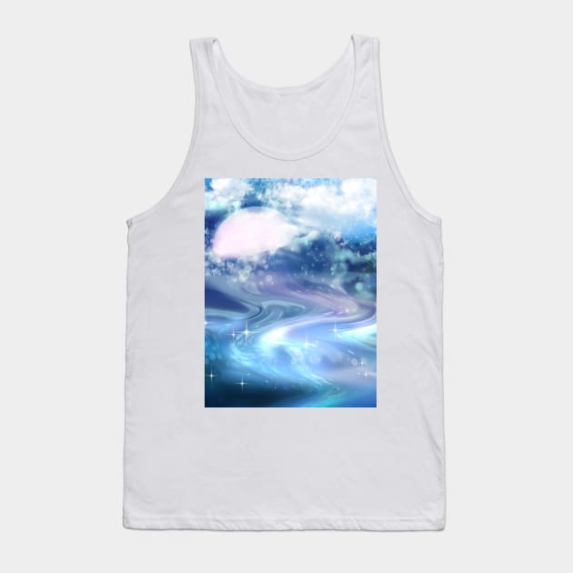 blue fantasy landscape Tank Top by cuisinecat